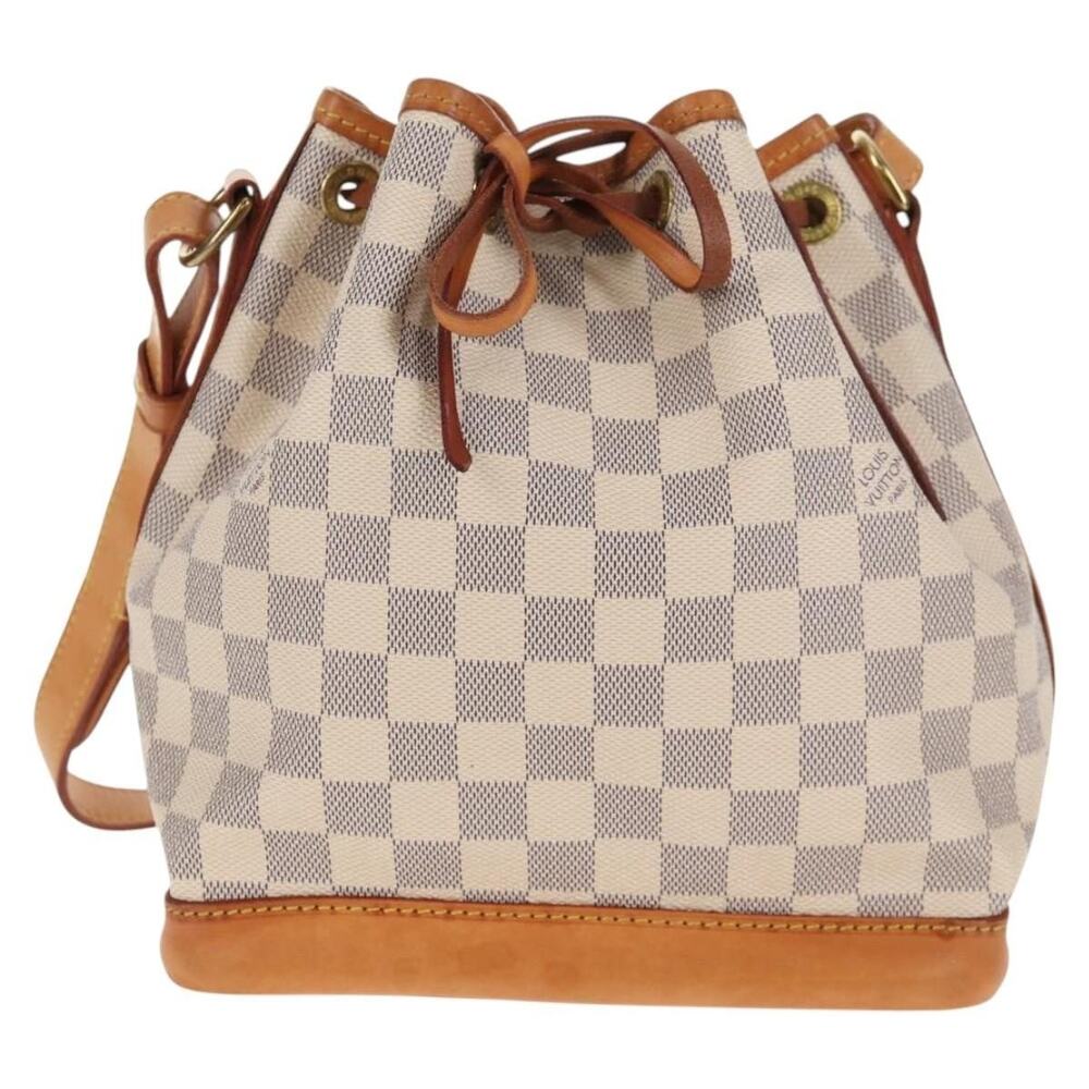Louis Vuitton Damier Azur Noe BB Shoulder Bag White